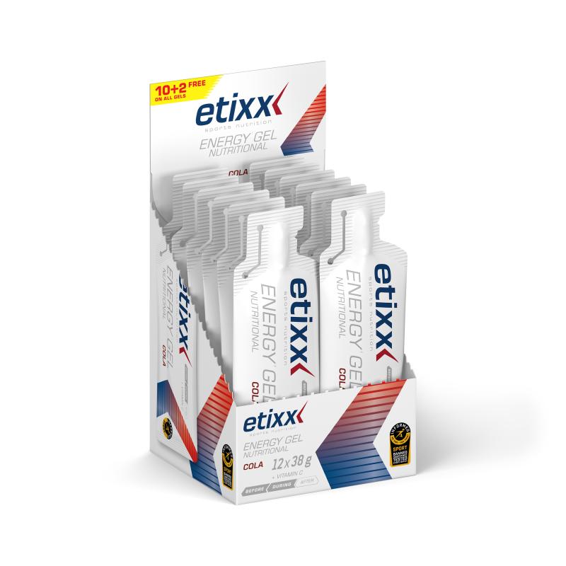 Etixx - ETIXX NUTRITIONAL ENERGY GEL COLA 12X38G