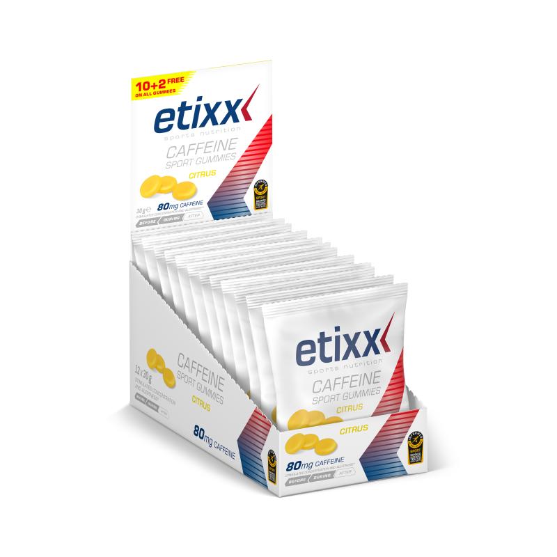 Etixx - ETIXX CAFFEINE SPORT GUMMIES 12X30G