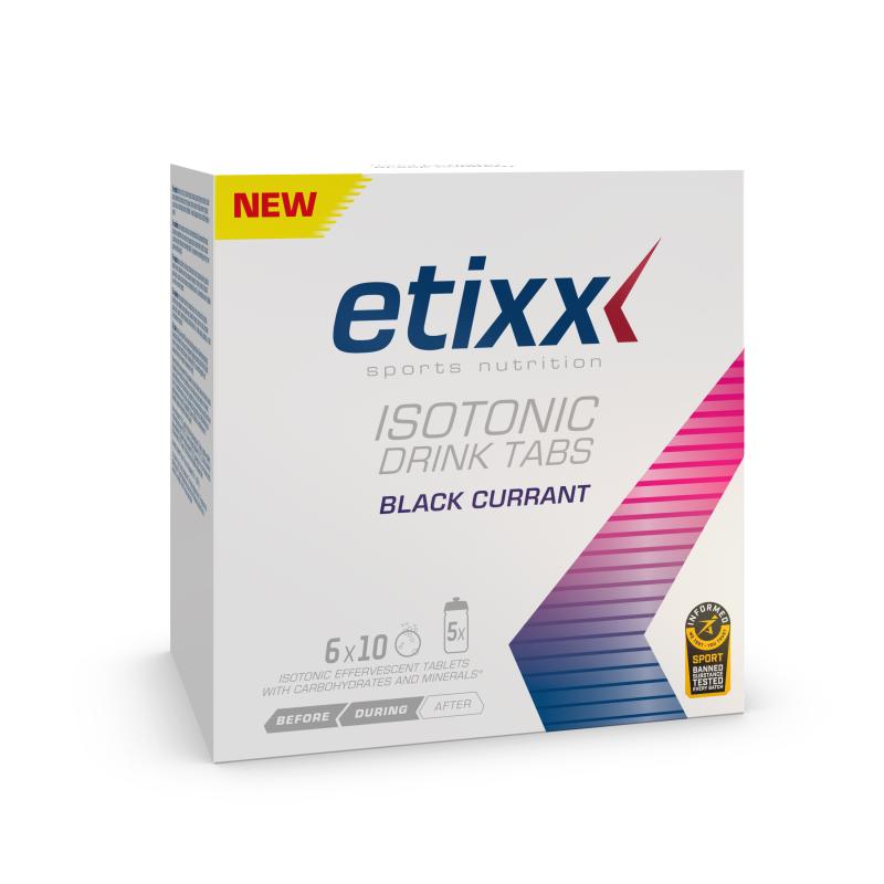 Etixx - ETIXX ISOTONIC DRINK TABS BLACKCURRANT 6x10 EFF. T. 