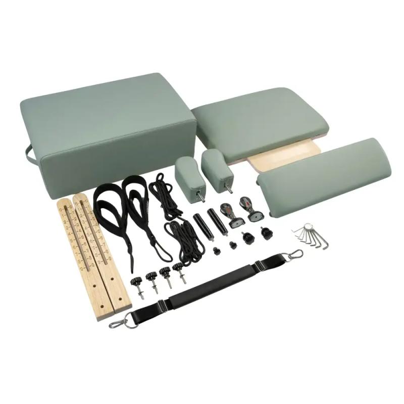 Toorx AP_Oak_wood_foldable_Reformer_PTX_3000__Green_Tea