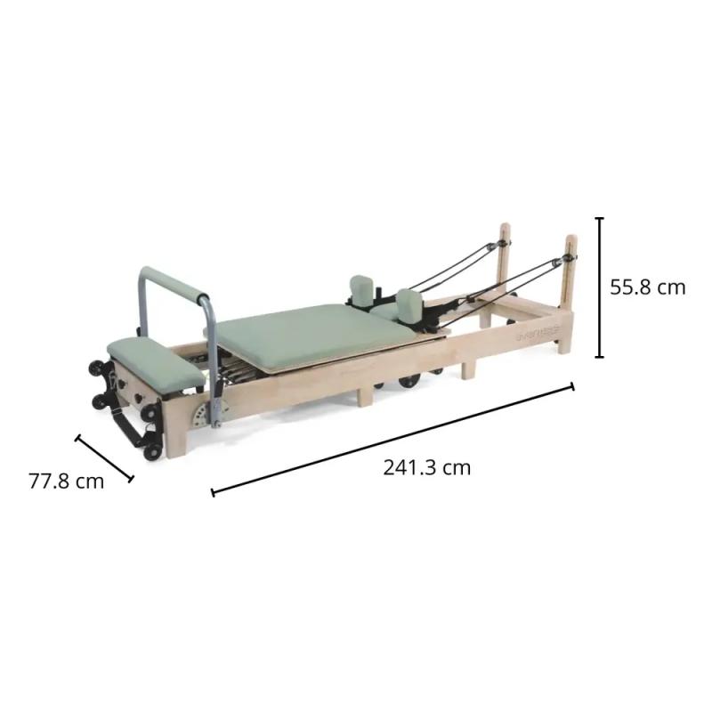 Toorx Oak_wood_foldable_Reformer_PTX_3000__Green_Tea